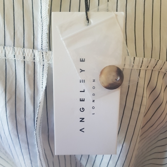 AngelEye London Cassie Cold Shoulder Button Down Dress - Picture 14 of 15